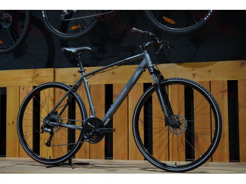 Велосипед Merida Crossway 40 (2022) grey/black