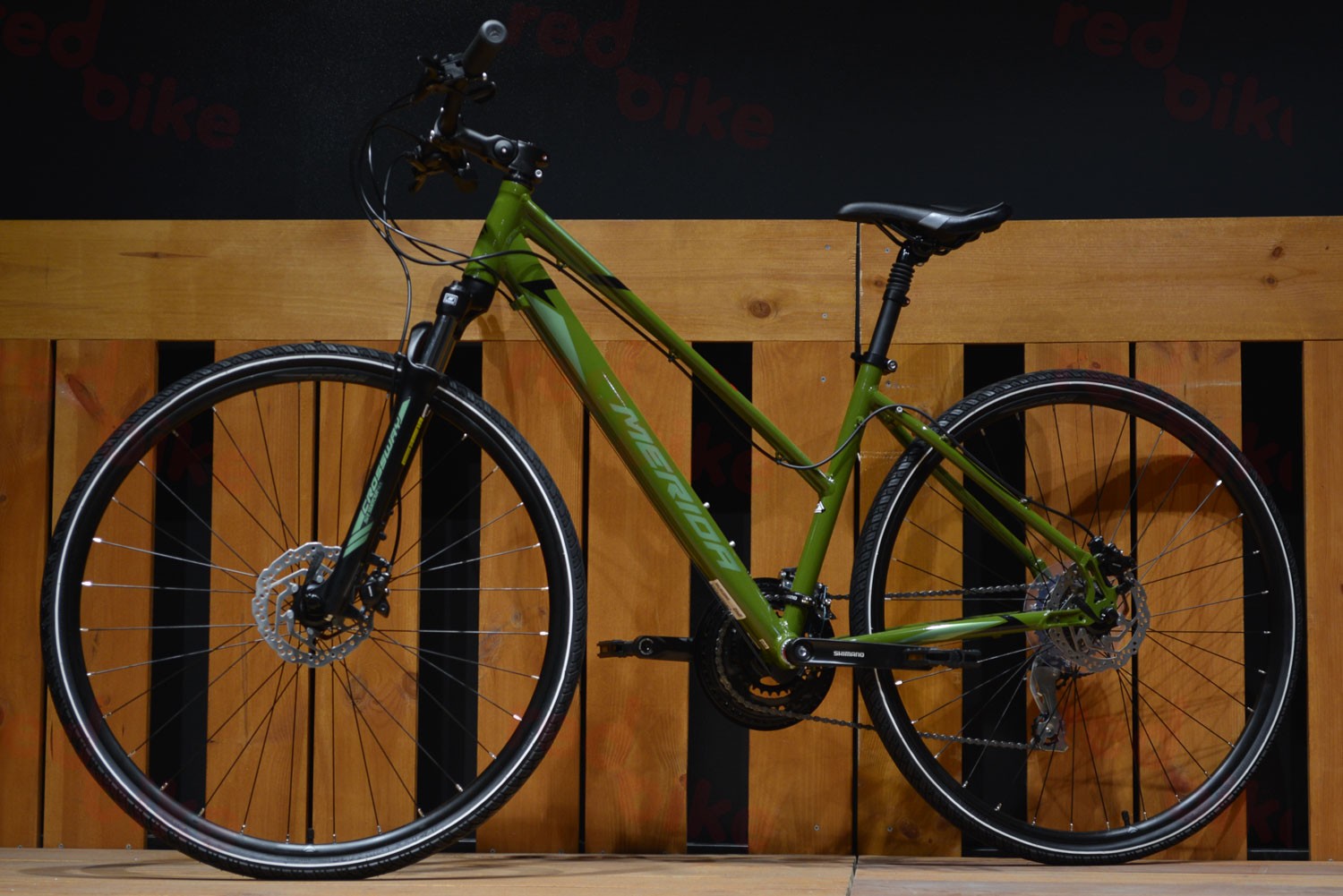 Merida Crossway 20 D Lady 2022 moss green Merida Red Bike