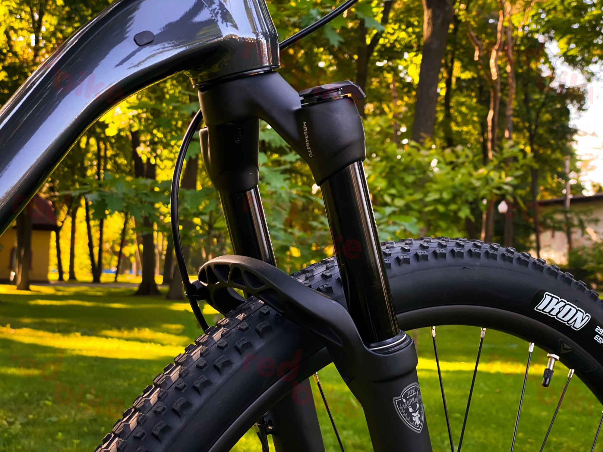 Велосипед Merida Big.Nine 400 dark silver (2021) Red Bike